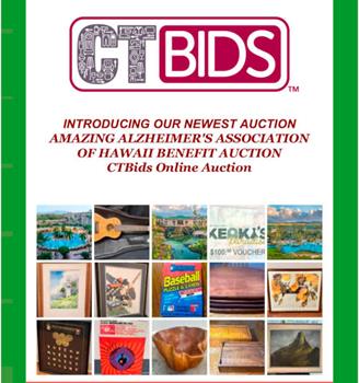 Online Auction To Benefits Alzheimers Association of Hawaii!